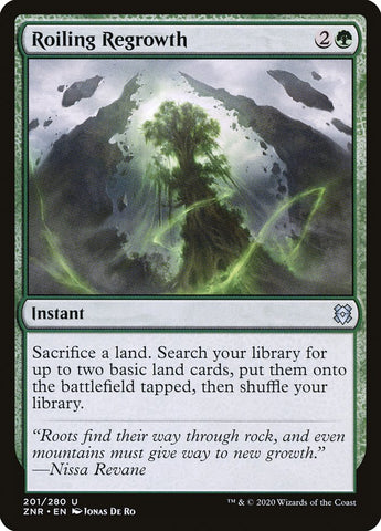 Roiling Regrowth [Zendikar Rising] (ZNR 201)