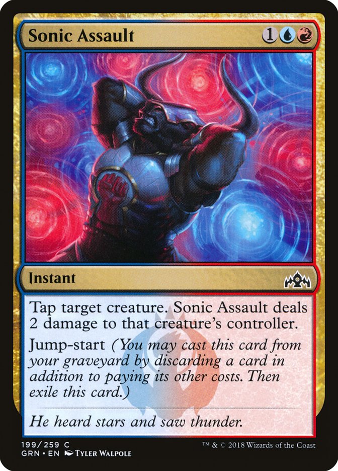 Sonic Assault [Guilds of Ravnica] (GRN 199)