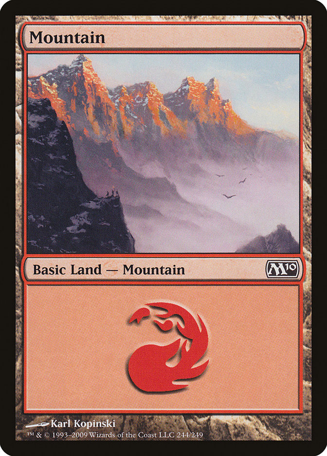 Mountain (#244) [Magic 2010] (M10 244)