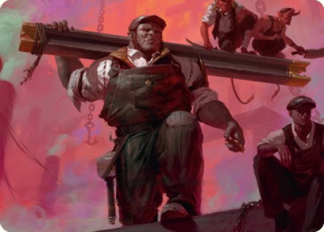 The Beamtown Bullies Art Card [Streets of New Capenna Art Series] (ASNC 39)