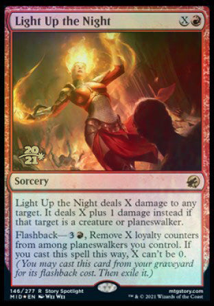 Light Up the Night [Innistrad: Midnight Hunt Prerelease Promos] (PMID 146)