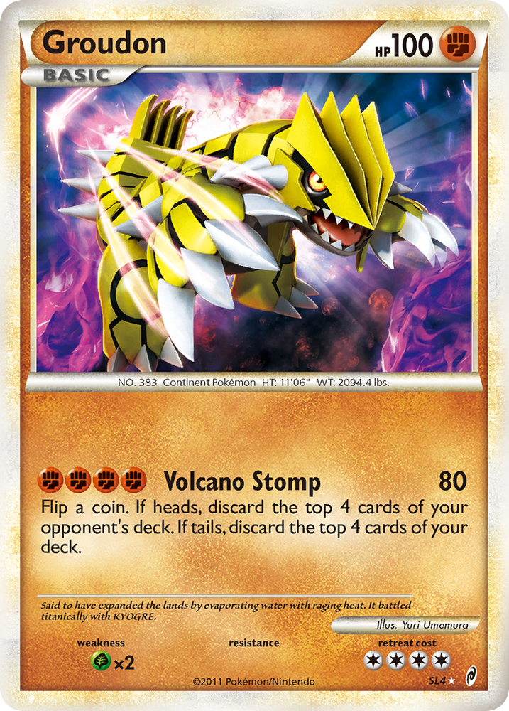 Groudon (SL4) [Call of Legends]