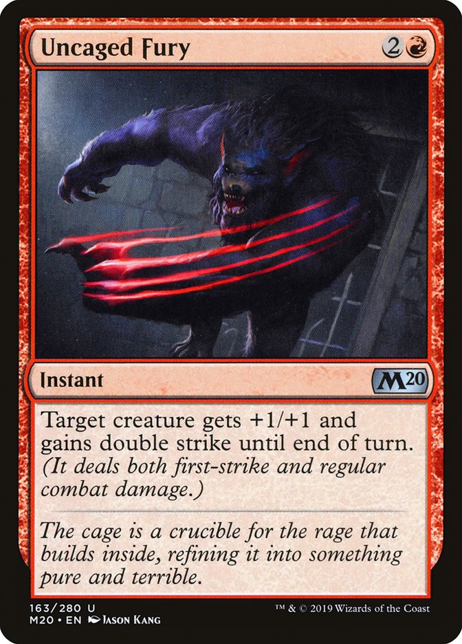 Uncaged Fury [Core Set 2020] (M20 163)
