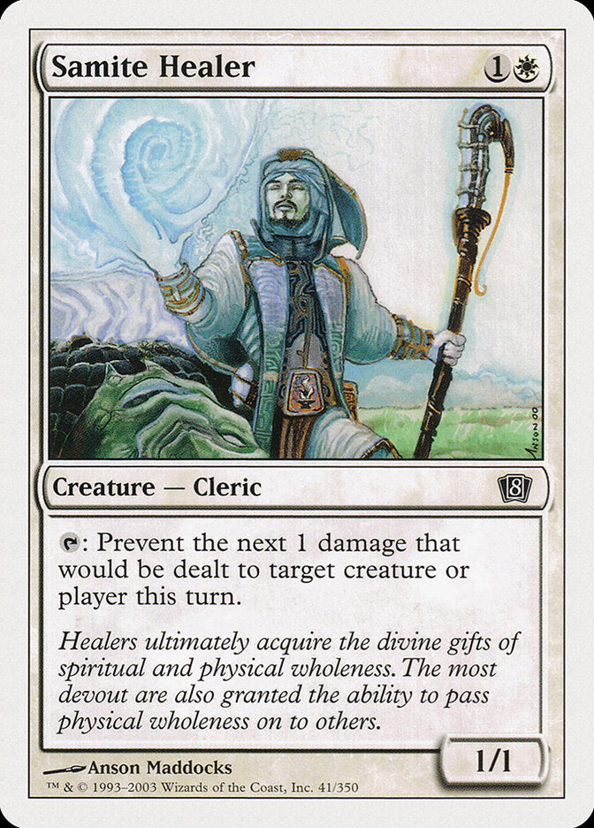 Samite Healer [Eighth Edition] (8ED 41)