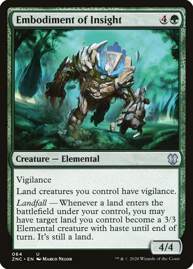 Embodiment of Insight [Zendikar Rising Commander] (ZNC 64)