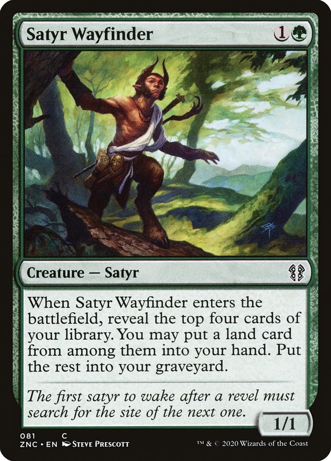 Satyr Wayfinder [Zendikar Rising Commander] (ZNC 81)