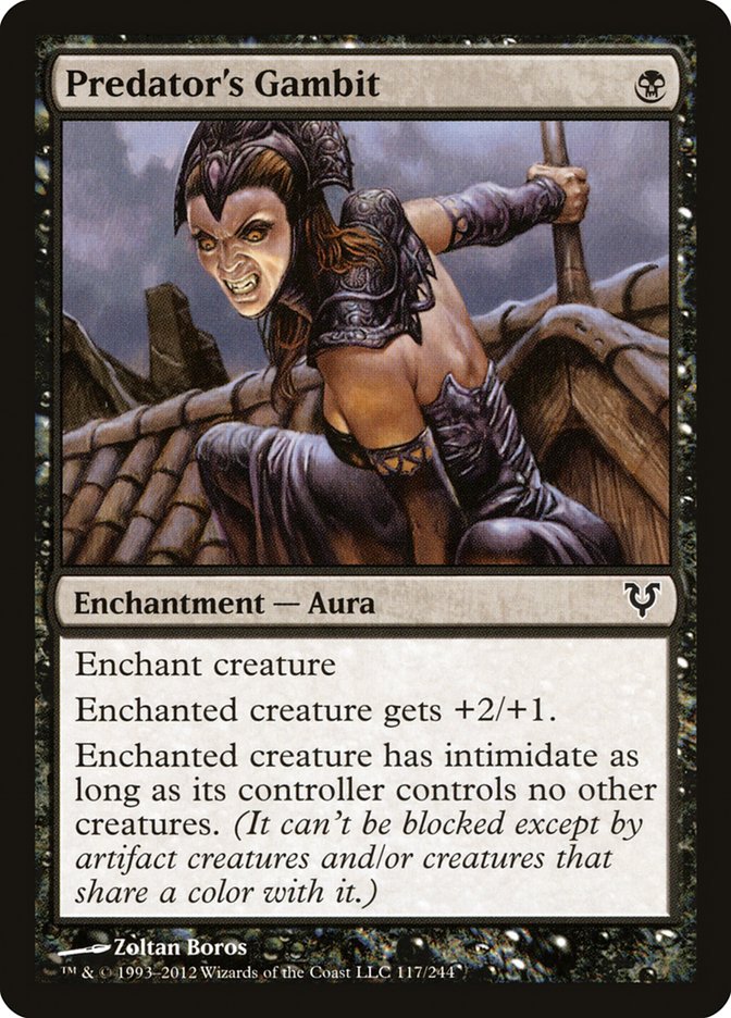 Predator's Gambit [Avacyn Restored] (AVR 117)