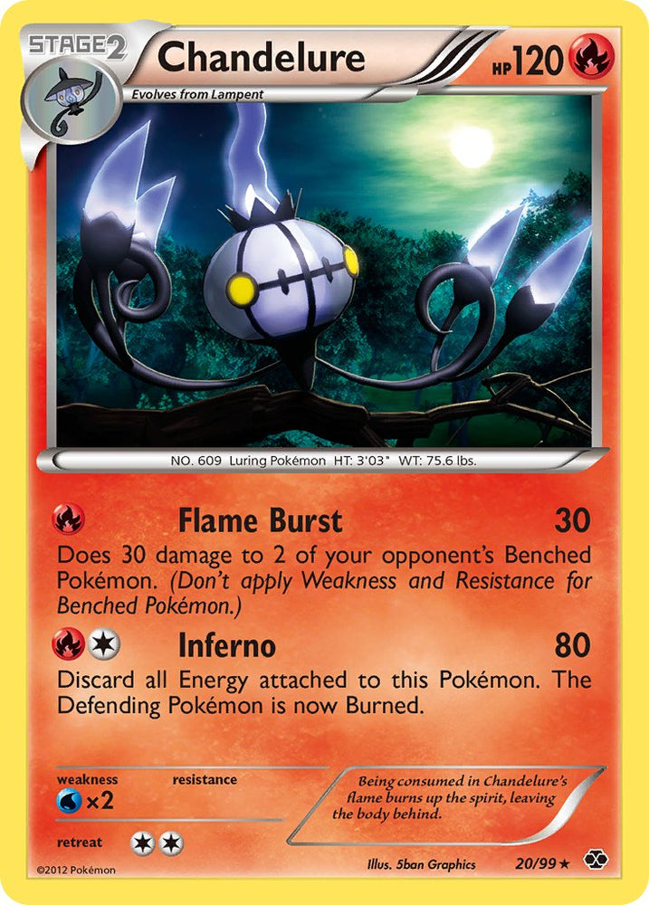 Chandelure (Next Destinies) (20/99) [Theme Deck Exclusives]