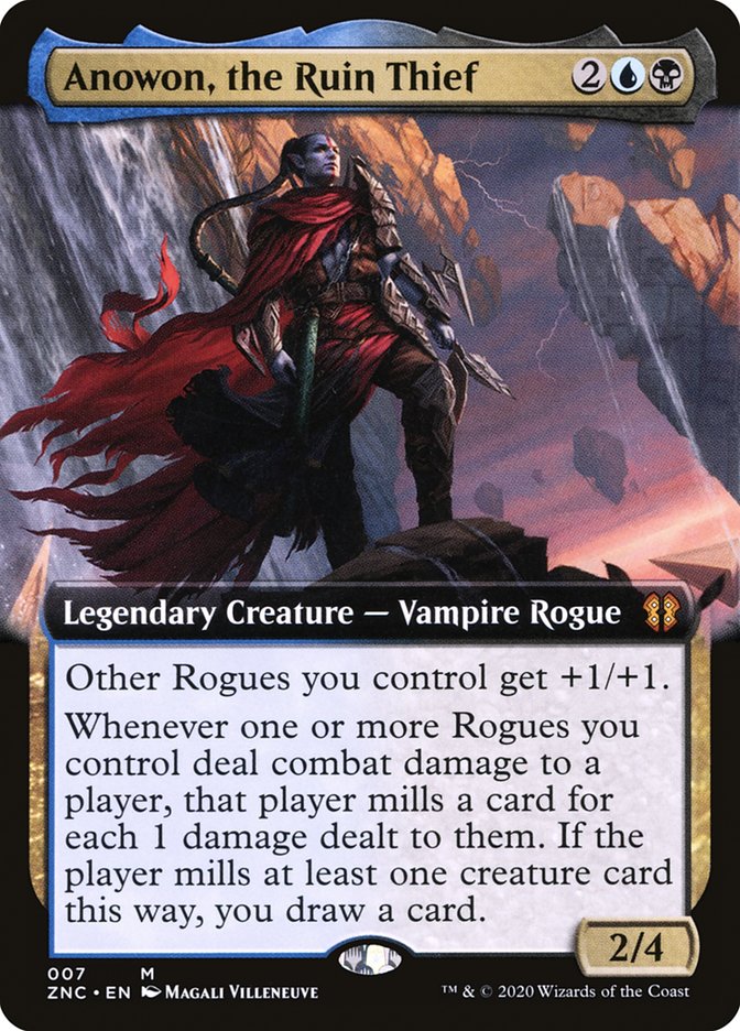 Anowon, the Ruin Thief (Extended Art) [Zendikar Rising Commander] (ZNC 7)