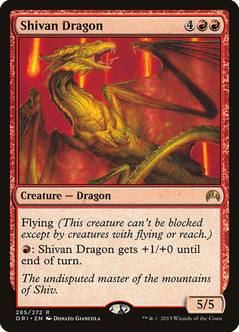 Shivan Dragon [Magic Origins] (ORI 285)