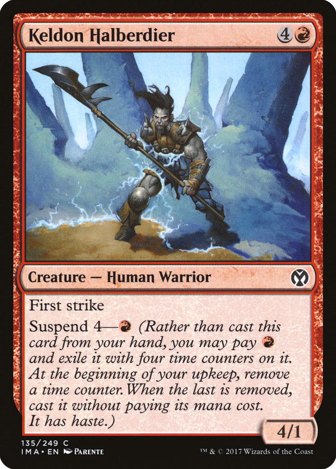 Keldon Halberdier [Iconic Masters] (IMA 135)