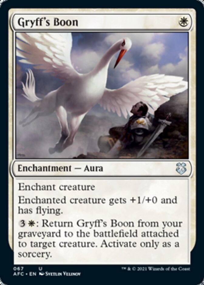 Gryff's Boon [Dungeons & Dragons: Adventures in the Forgotten Realms Commander] (AFC 67)