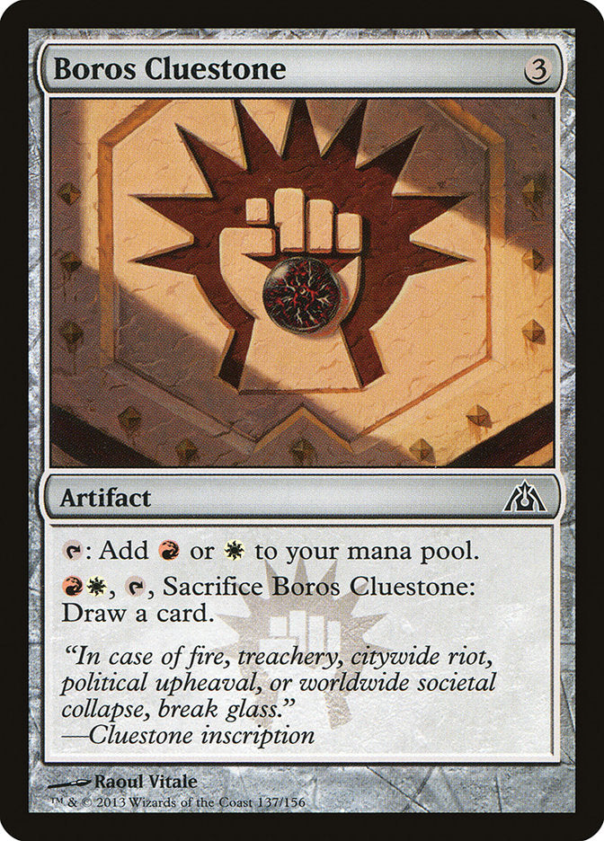 Boros Cluestone [Dragon's Maze] (DGM 137)