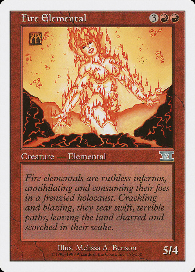 Fire Elemental [Classic Sixth Edition] (6ED 176)