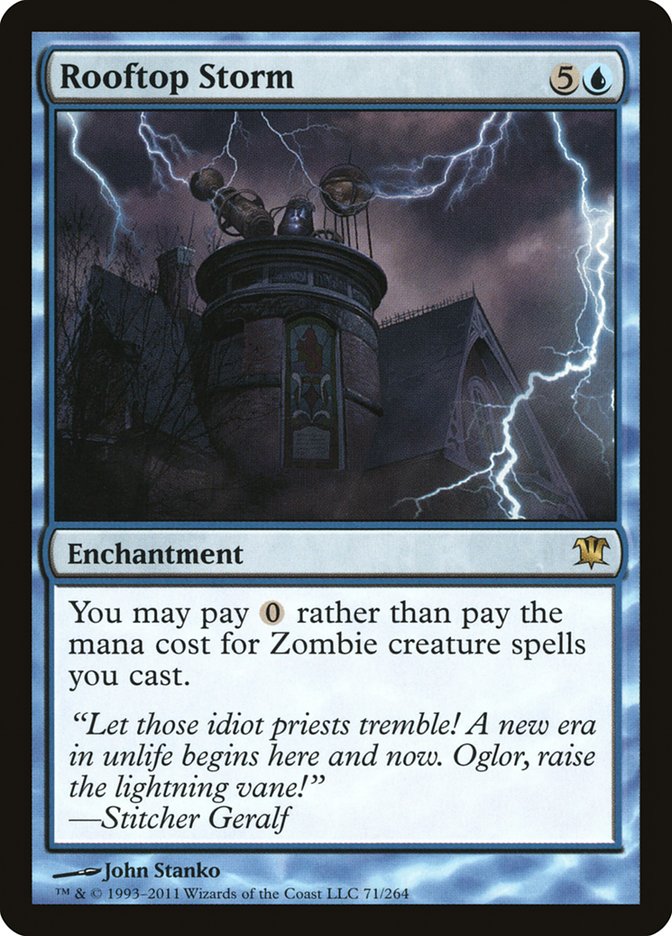 Rooftop Storm [Innistrad] (ISD 71)
