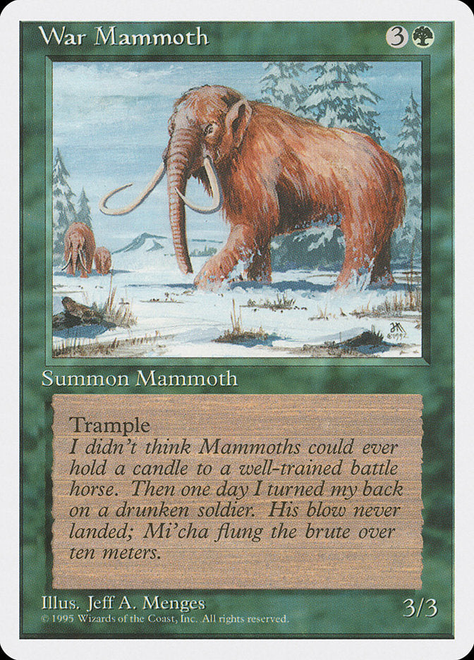 War Mammoth [Fourth Edition] (4ED 286)