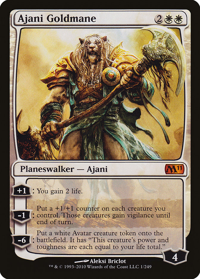 Ajani Goldmane [Magic 2011] (M11 1)