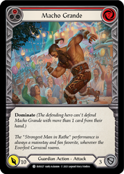 Macho Grande (Red) [EVR027] 1st Edition Rainbow Foil