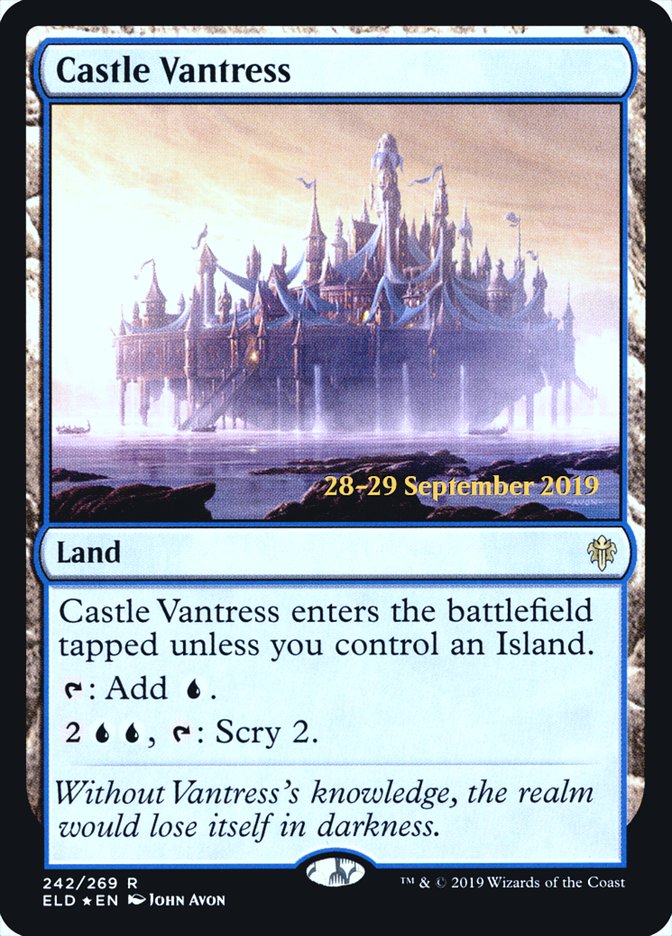 Castle Vantress  [Throne of Eldraine Prerelease Promos] (PELD 242S)