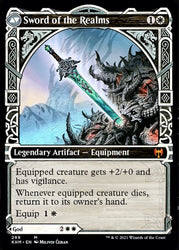 Halvar, God of Battle // Sword of the Realms (Showcase) [Kaldheim] (KHM 299)