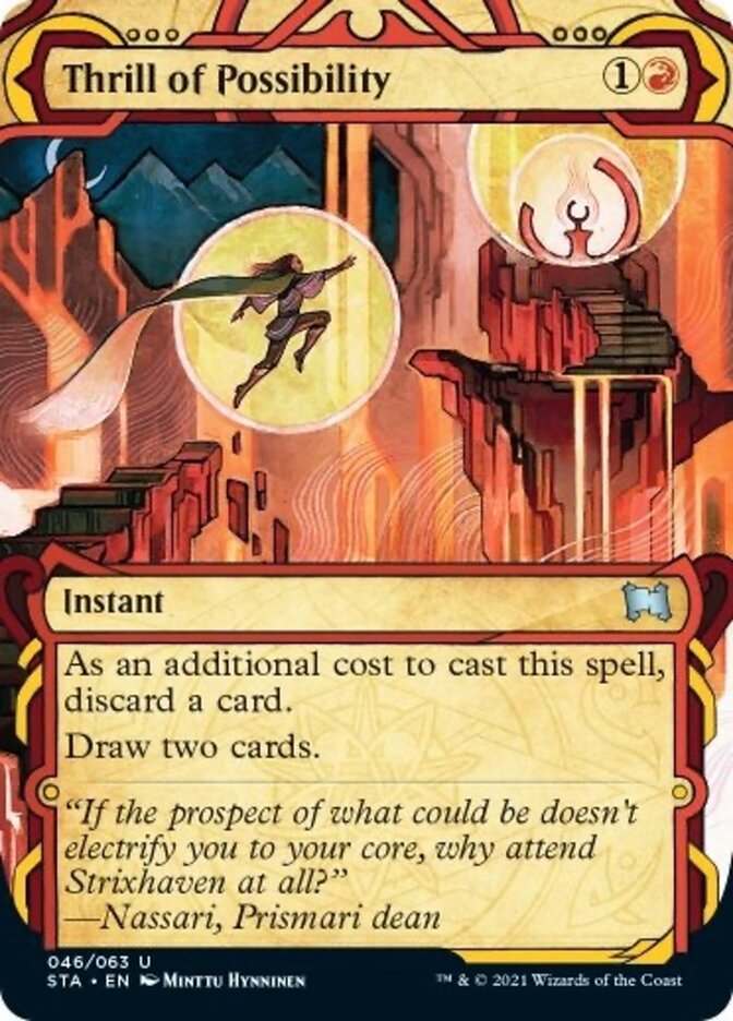 Thrill of Possibility (Etched Foil) [Strixhaven Mystical Archive] (STA 46)
