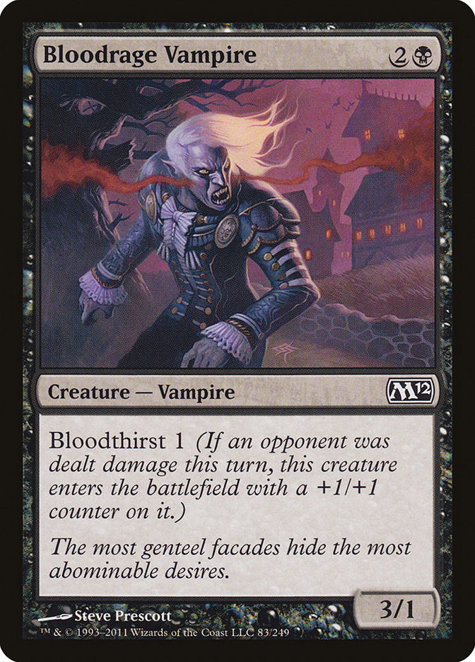 Bloodrage Vampire [Magic 2012] (M12 83)