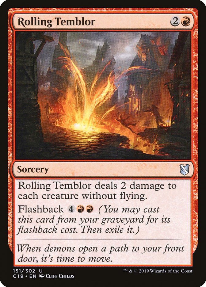 Rolling Temblor [Commander 2019] (C19 151)