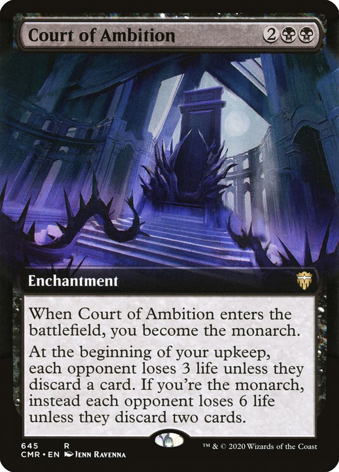 Court of Ambition (Extended Art) [Commander Legends] (CMR 645)