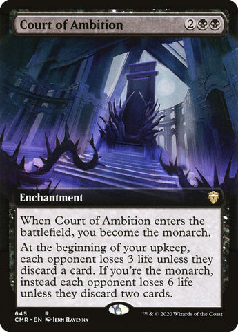 Court of Ambition (Extended Art) [Commander Legends] (CMR 645)