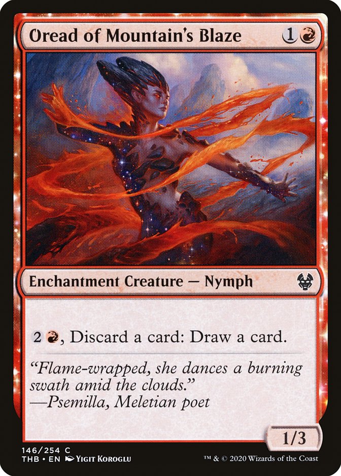 Oread of Mountain's Blaze [Theros Beyond Death] (THB 146)
