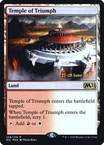Temple of Triumph  [Core Set 2021 Prerelease Promos] (PM21 256S)