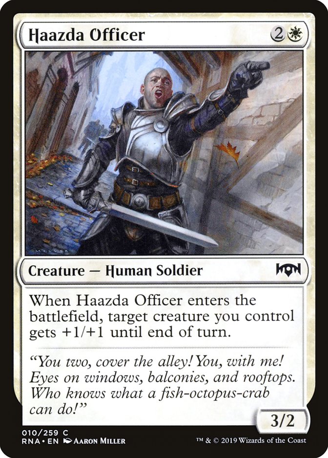 Haazda Officer [Ravnica Allegiance] (RNA 10)