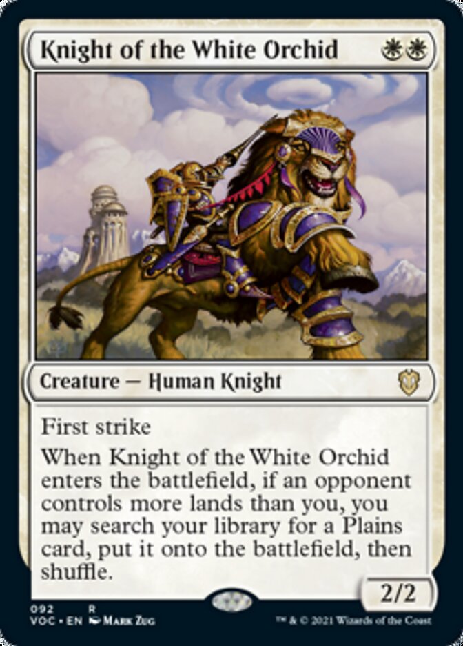 Knight of the White Orchid [Innistrad: Crimson Vow Commander] (VOC 92)