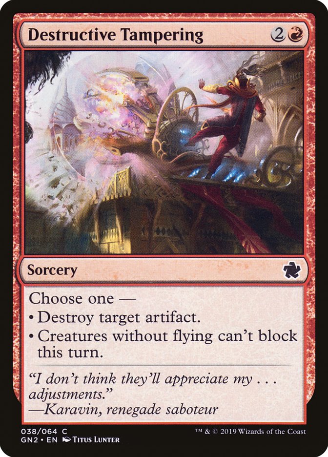 Destructive Tampering [Game Night 2019] (GN2 38)
