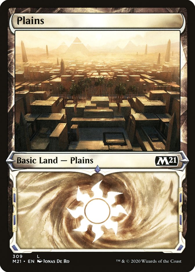 Plains (#309) (Showcase) [Core Set 2021] (M21 309)