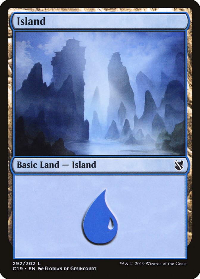 Island (#292) [Commander 2019] (C19 292)