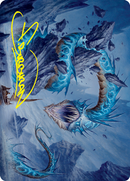 Biolume Serpent Art Card (Gold-Stamped Signature) [Innistrad: Crimson Vow Art Series] (AVOW 20)