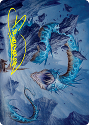 Biolume Serpent Art Card (Gold-Stamped Signature) [Innistrad: Crimson Vow Art Series] (AVOW 20)