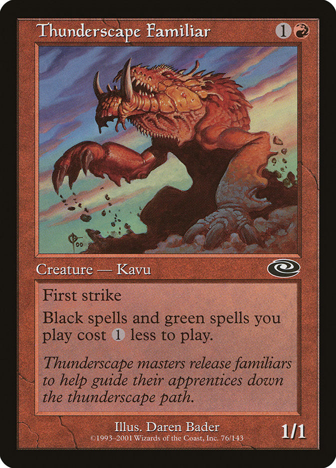Thunderscape Familiar [Planeshift] (PLS 76)