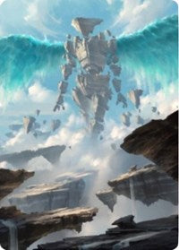 Celestial Colonnade Art Card [Zendikar Rising Art Series] (AZNR 33)