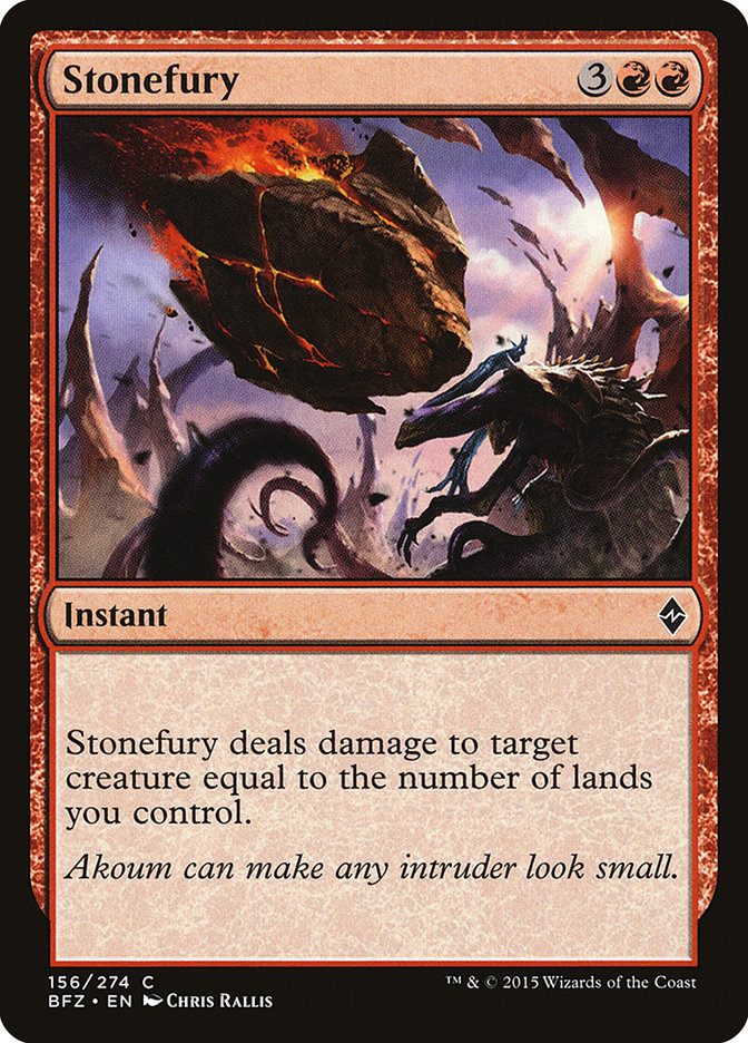 Stonefury [Battle for Zendikar] (BFZ 156)