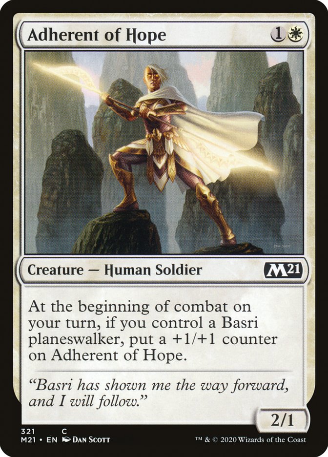 Adherent of Hope [Core Set 2021] (M21 321)
