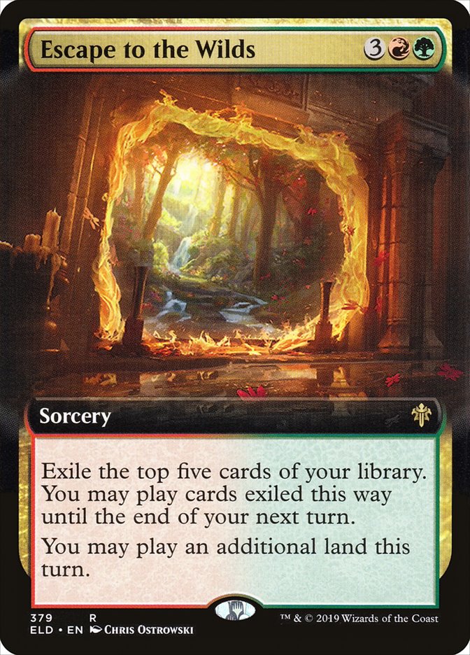 Escape to the Wilds (Extended Art) [Throne of Eldraine] (ELD 379)
