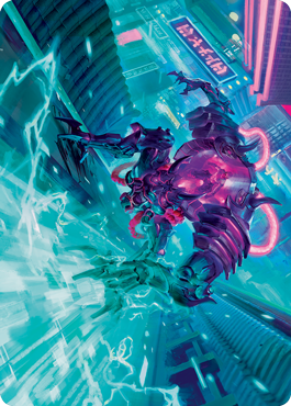 Surgehacker Mech Art Card [Kamigawa: Neon Dynasty Art Series] (ANEO 45)