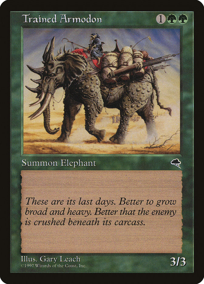 Trained Armodon [Tempest] (TMP 260)