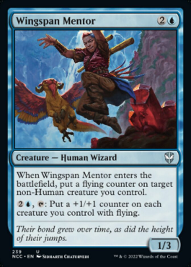 Wingspan Mentor [Streets of New Capenna Commander] (NCC 239)