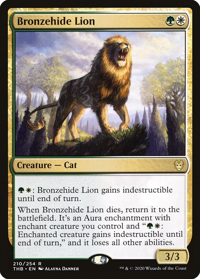 Bronzehide Lion [Theros Beyond Death] (THB 210)