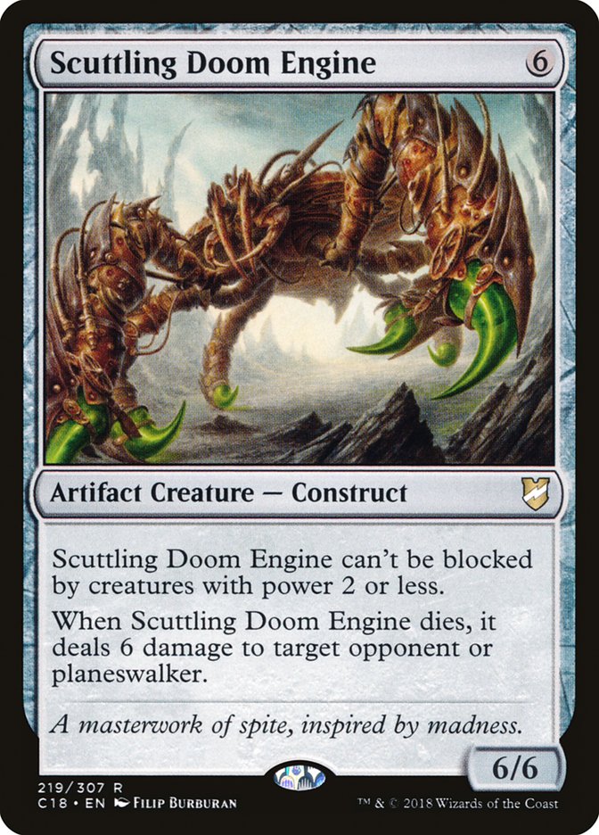 Scuttling Doom Engine [Commander 2018] (C18 219)