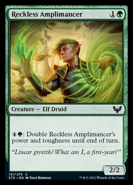 Reckless Amplimancer [Strixhaven: School of Mages] (STX 141)