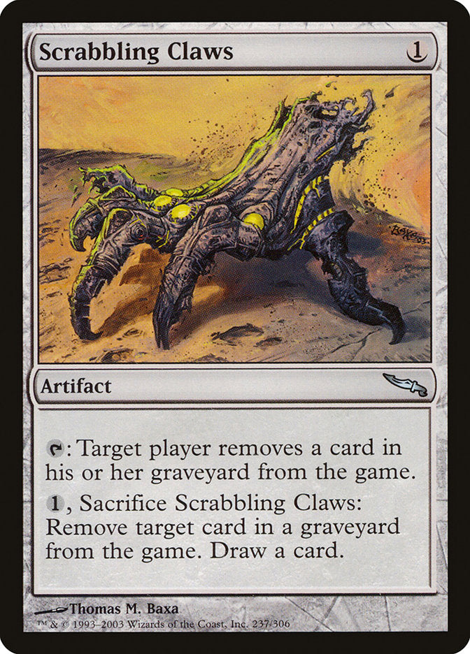 Scrabbling Claws [Mirrodin] (MRD 237)